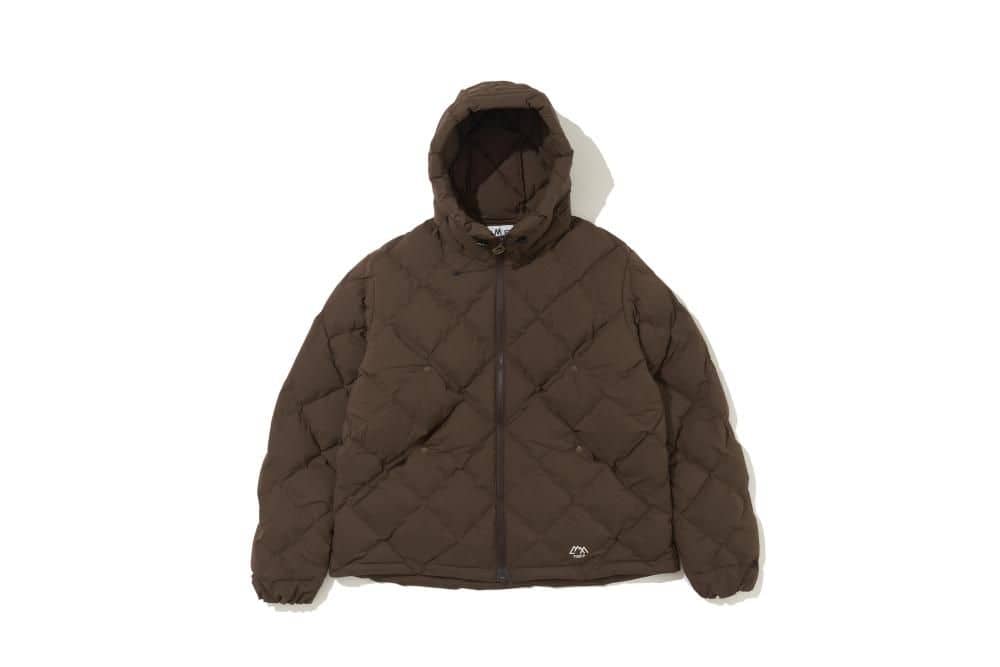 CMF OUTDOOR GARMENT/シーエムエフ アウトドアガーメント/WOVEN DOWN HOODIE ダウンフーディ ブラウン M