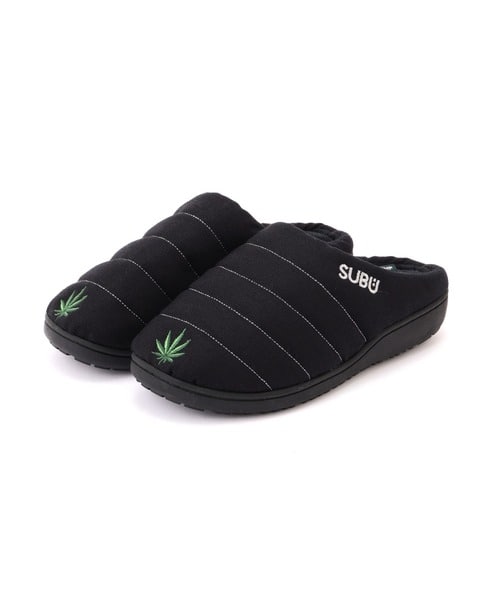 SUBU×MANASTASH/スブ×マナスタッシュ/SUBU x MANASTASH HEMP EMB SANDAL サンダル ブラック 0