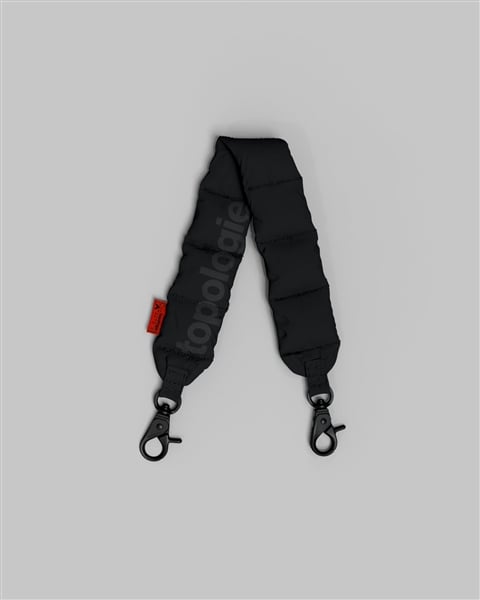 Topologie/トポロジー　Puffer Wrist Strap（パファー リストストラップ） Black / Tech Sateen FREE