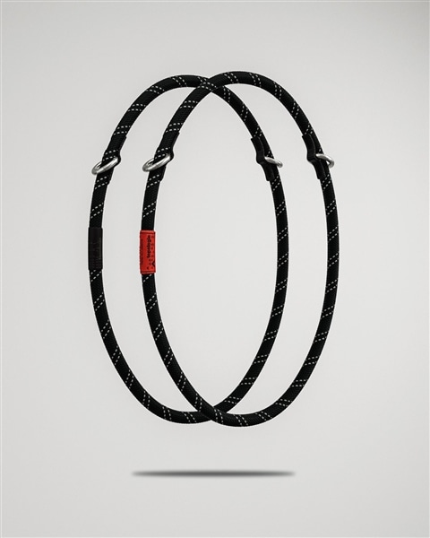 Topologie/トポロジー　10mm Rope Loop（10mm ロープループ） Black Reflective FREE
