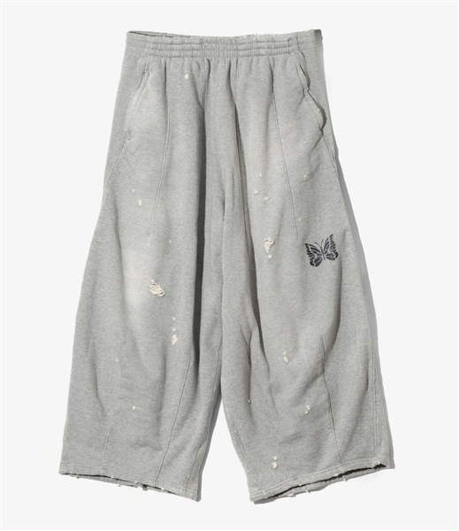 NEEDLES/ニードルズ/DECONSTRUCTED H.D. SWEAT PANT ヒザデルスウェットパンツ H.GRAY XS