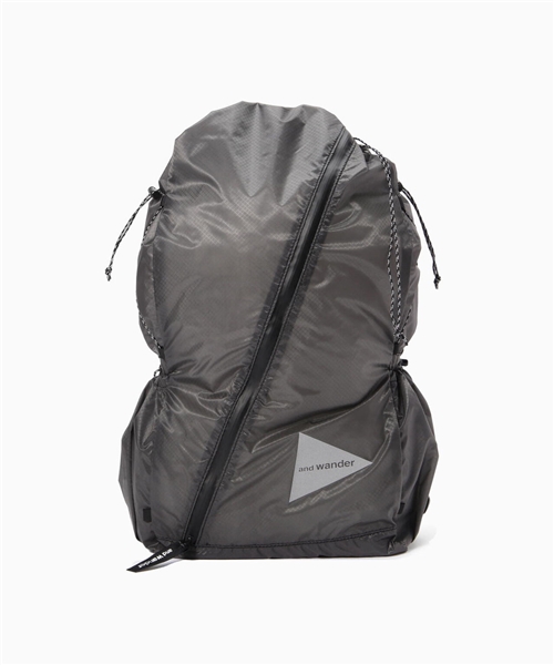 and wander/アンドワンダー/sil daypack/シルデイバッグ グレー FREE