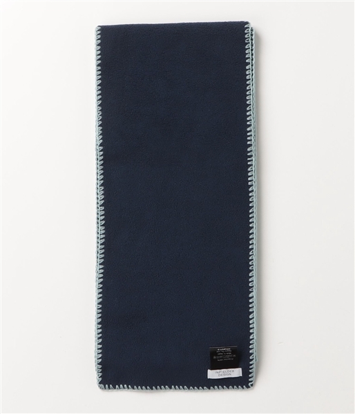INFIELDER DESIGN/インフィールダーデザイン　blanket stitch fleece Muff マフラー ネイビー FREE
