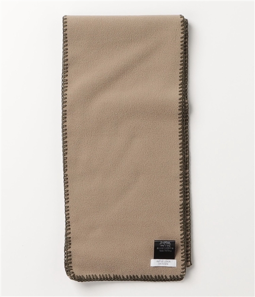 INFIELDER DESIGN/インフィールダーデザイン　blanket stitch fleece Muff マフラー ベージュ FREE
