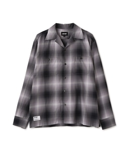 Schott/ショット/OMBRE LS SHIRT/オンブレ チェックシャツ(M