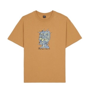 BRAIN DEAD/ブレインデッド/SCRAMBLED HEAD T-SHIRT - CUMIN(M
