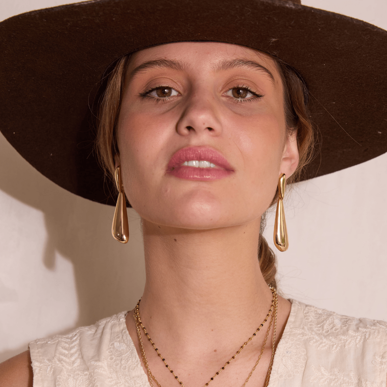 TESSピアス ゴールド FREE