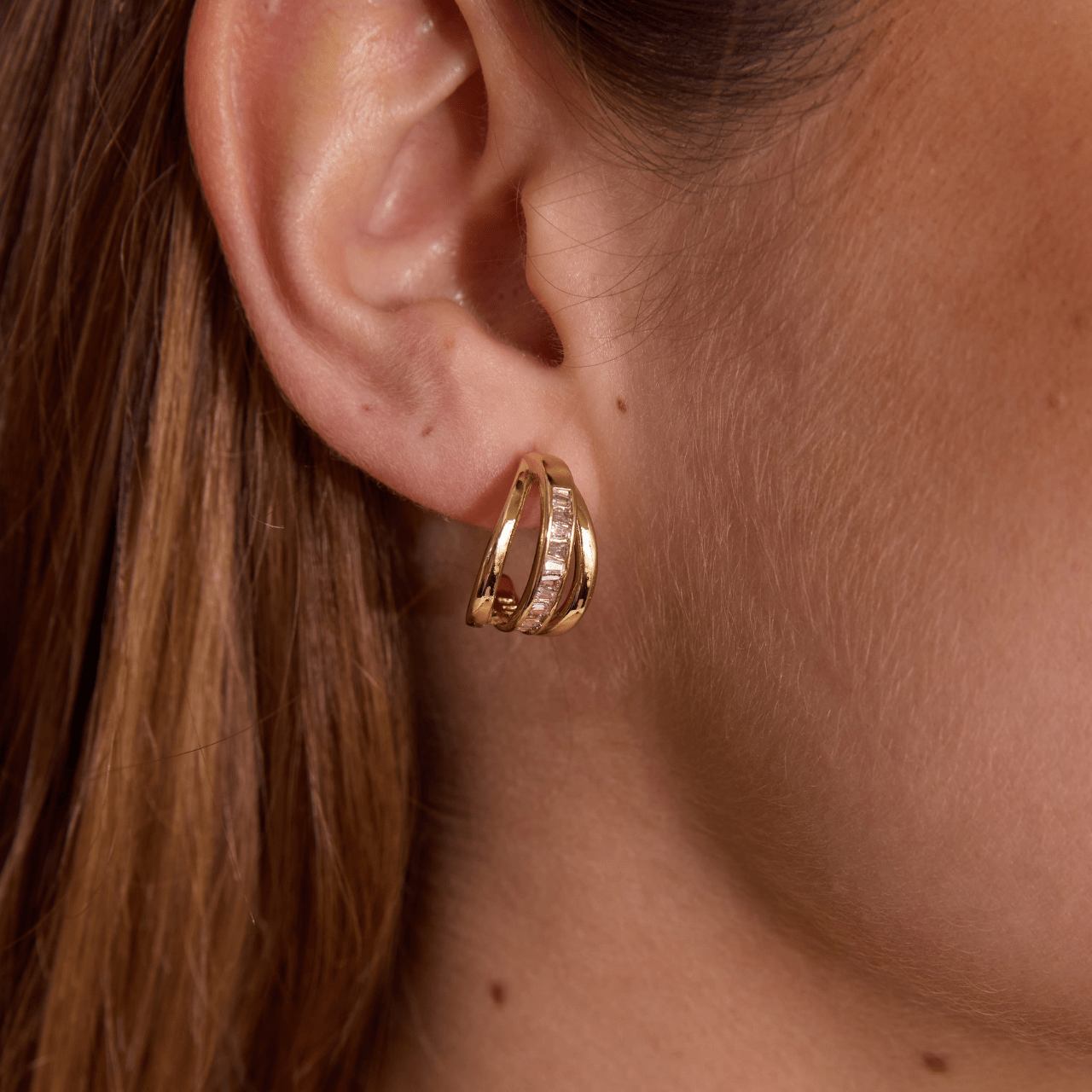 DAISYピアス ゴールド FREE