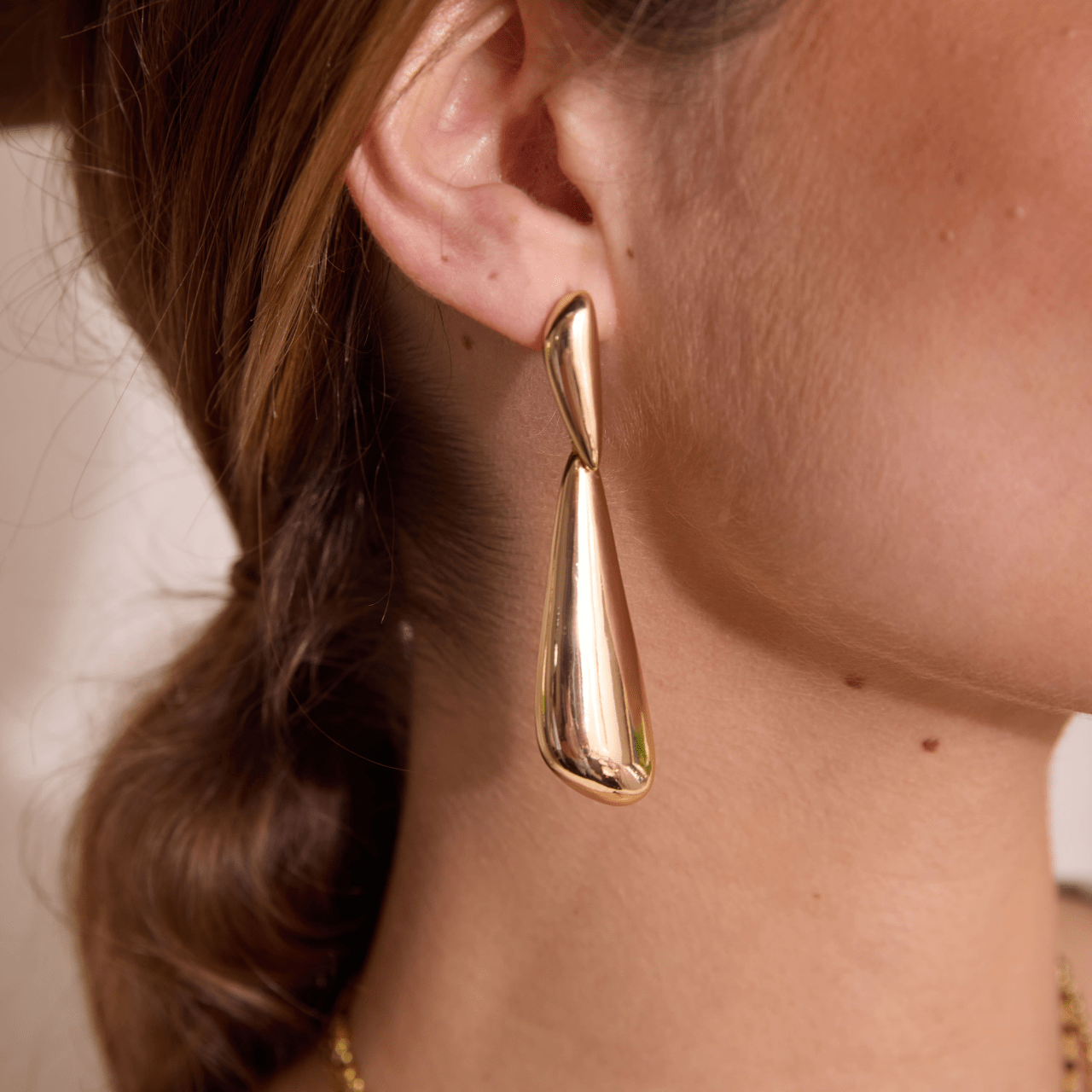 TESSピアス ゴールド FREE