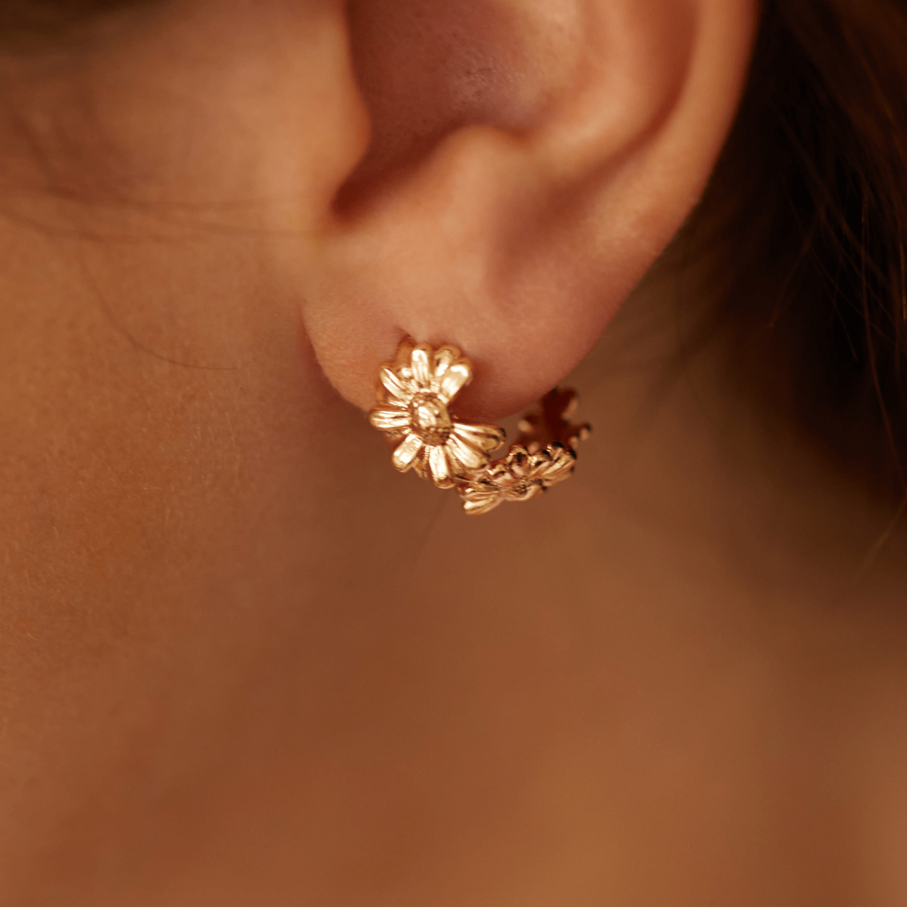 MARGUERITEピアス ゴールド FREE