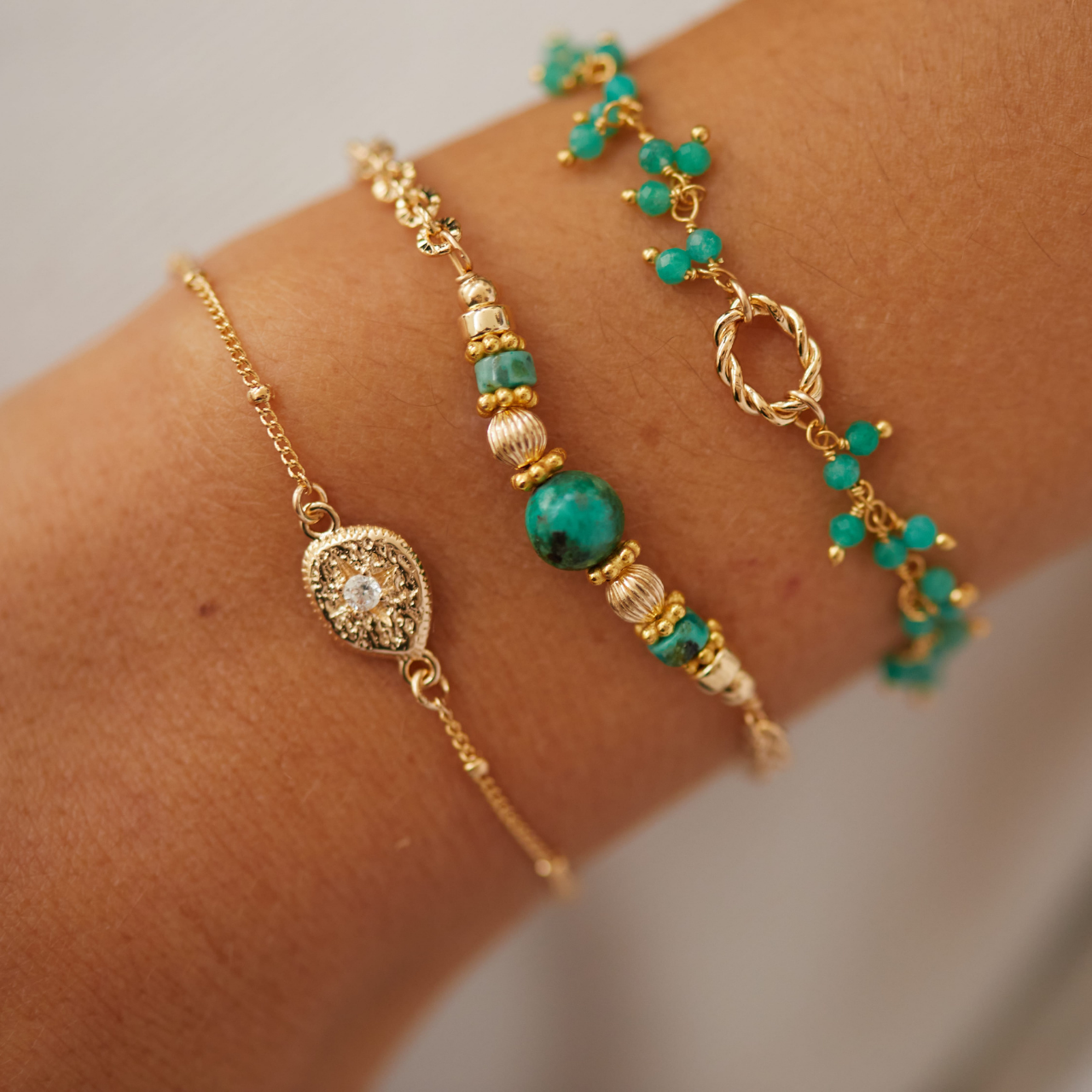 LUCE Vert ブレスレット ヴェール Free