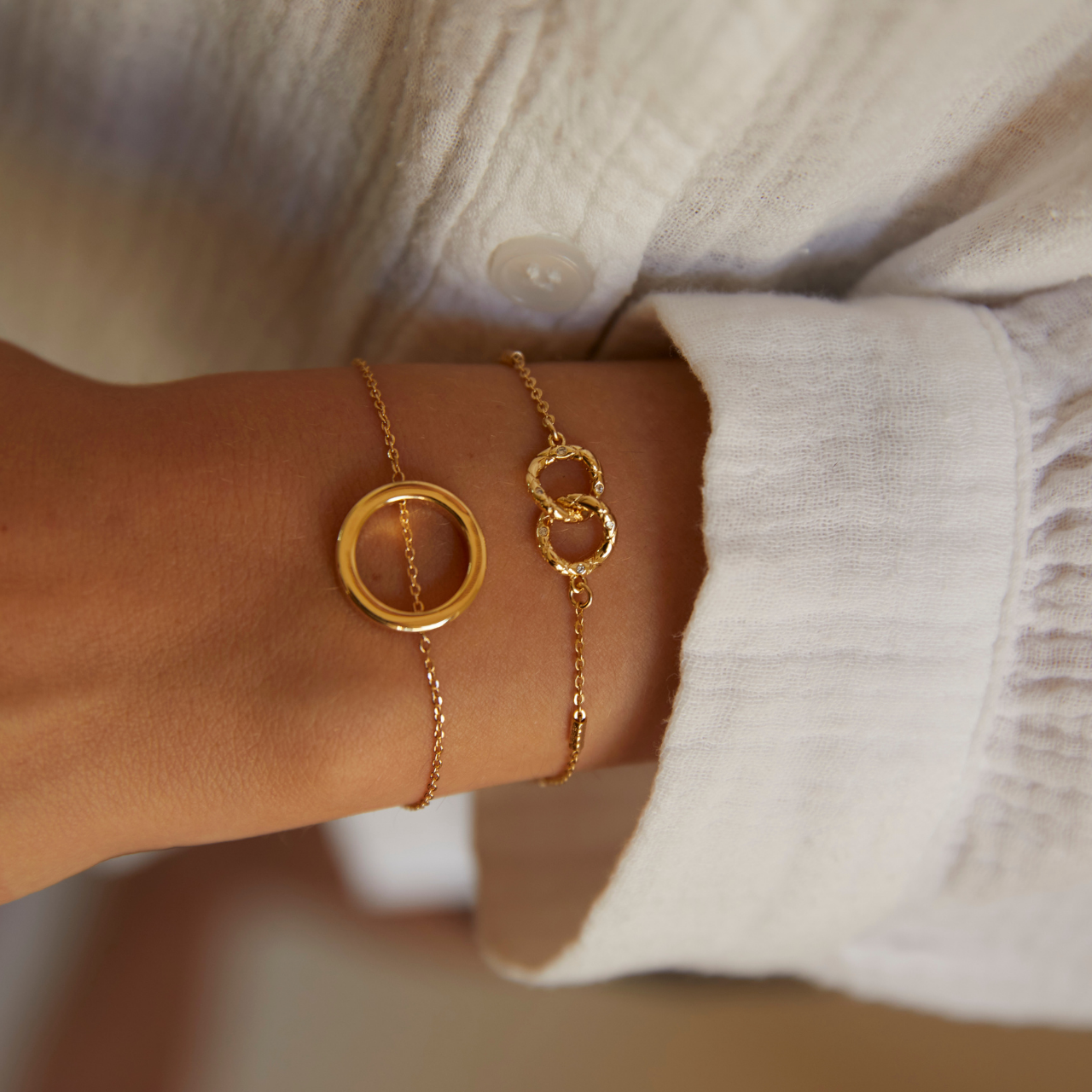 JULIEブレスレット ゴールド Free