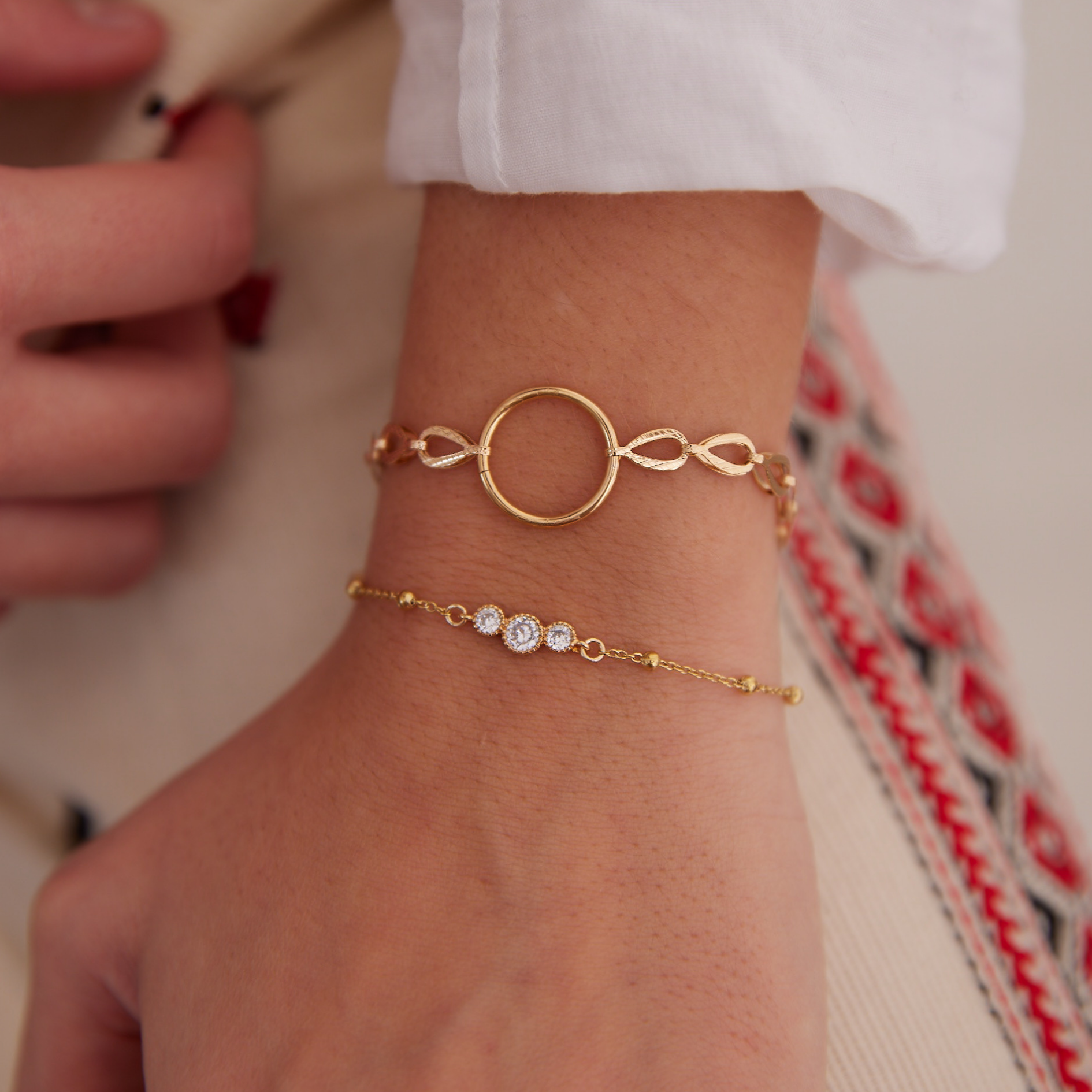 LOUブレスレット ゴールド Free