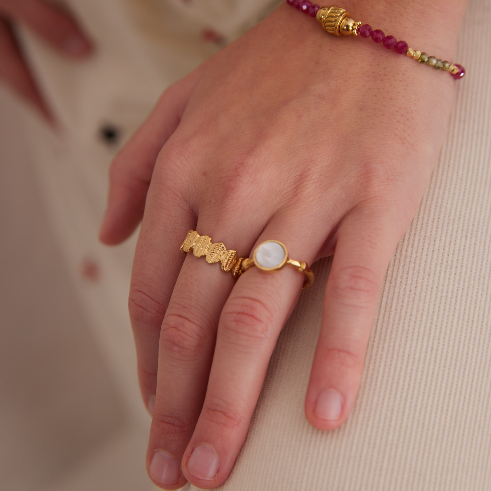 CLOUリング ゴールド Free