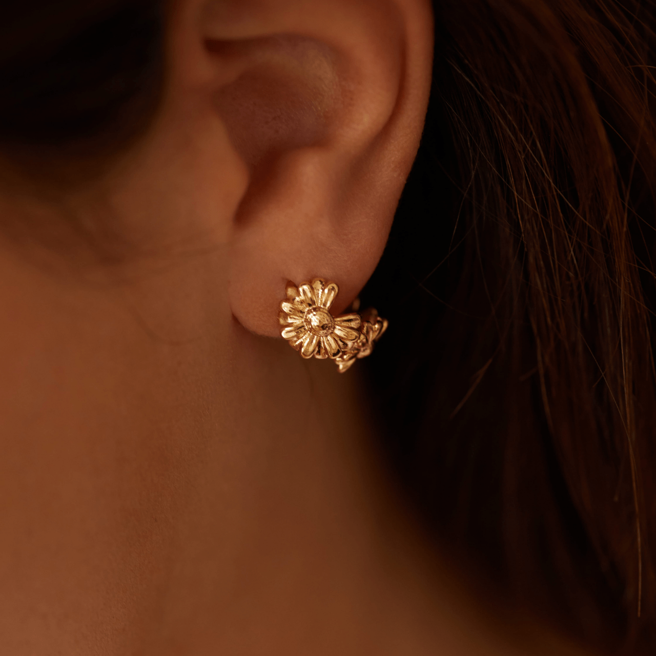 MARGUERITEピアス ゴールド FREE