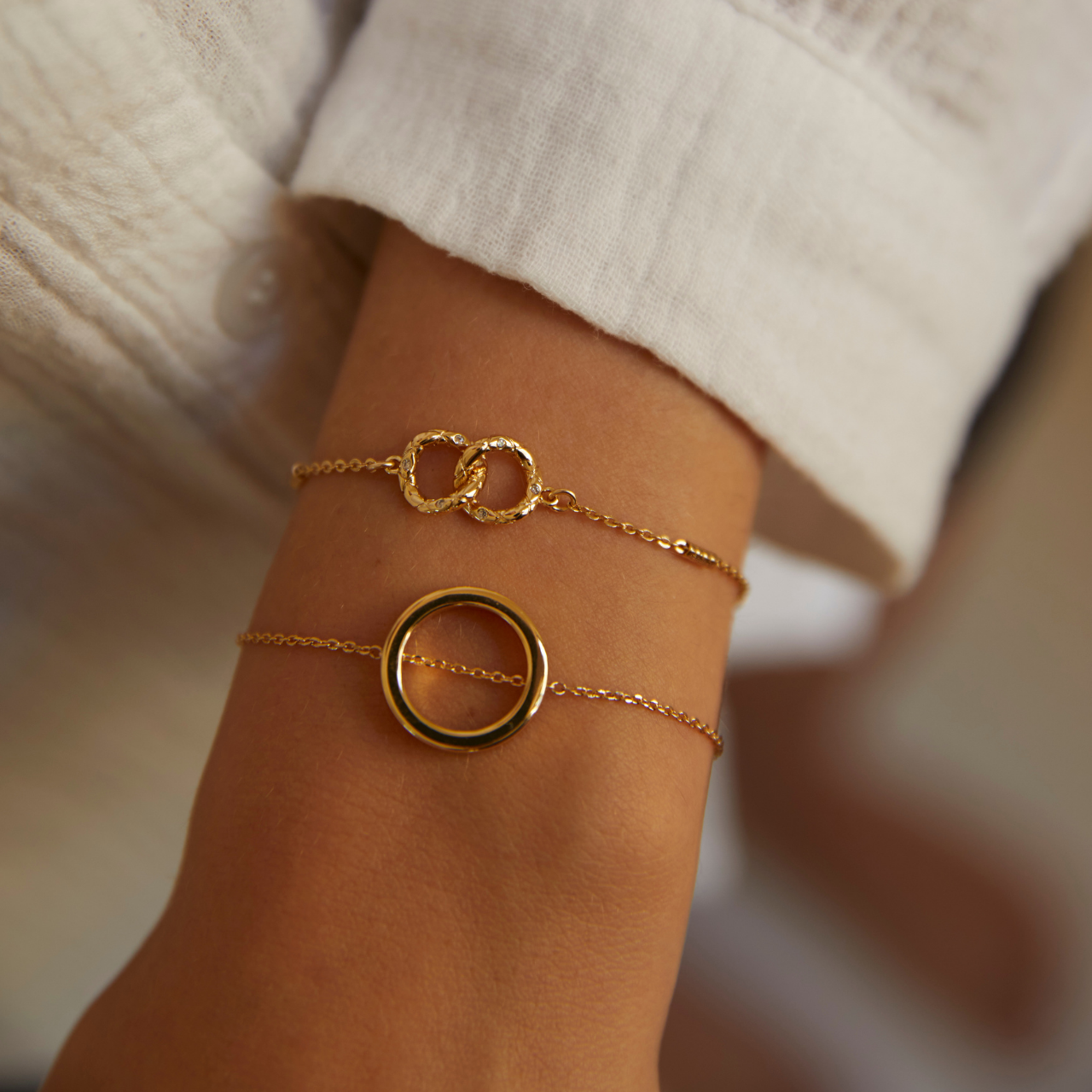 JULIEブレスレット ゴールド Free