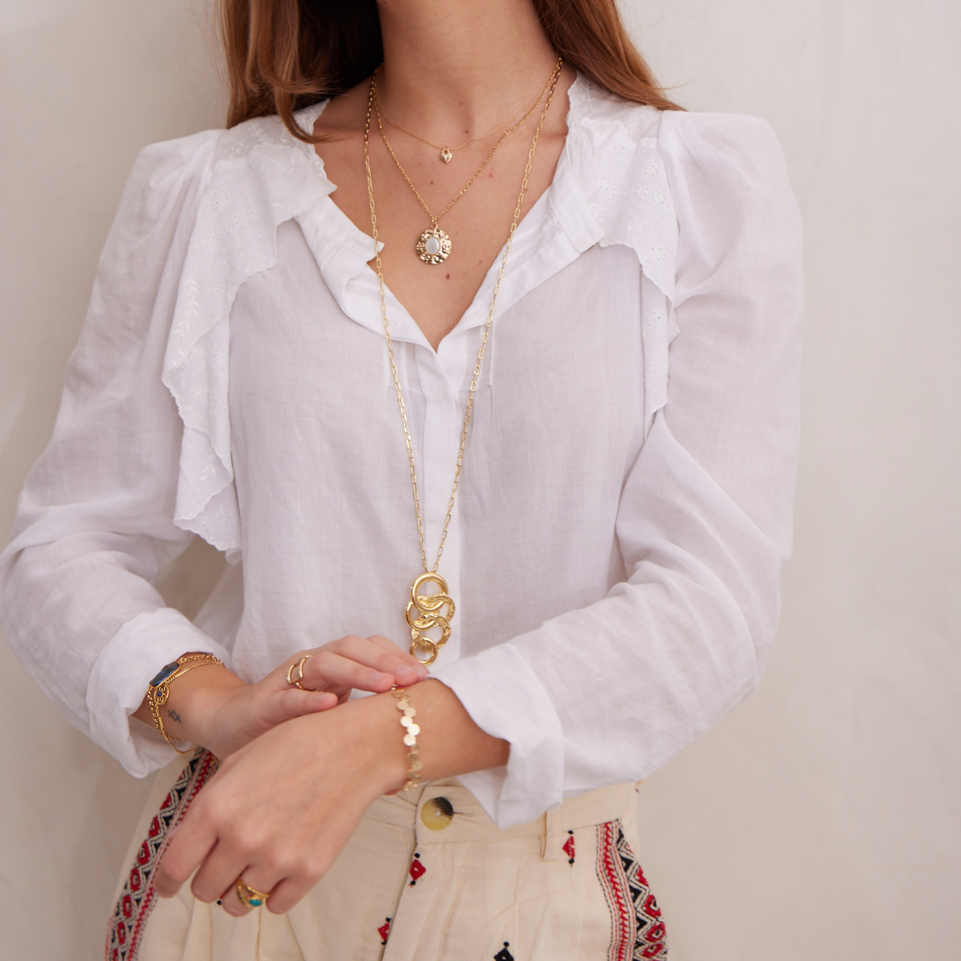 JONC CRESUSブレスレット ゴールド Free