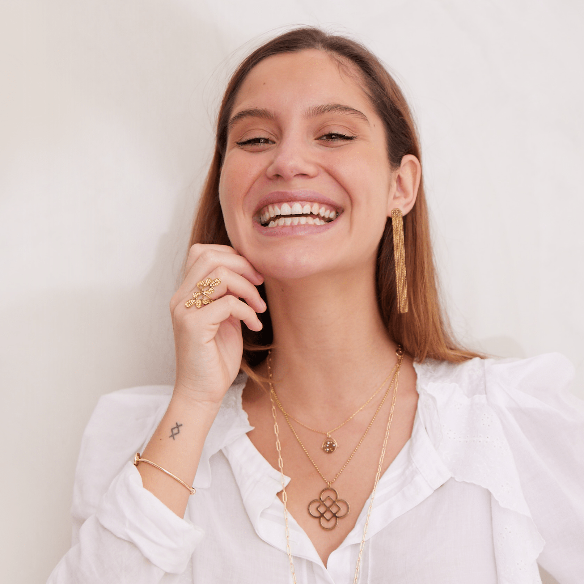 SONIAピアス ゴールド Free