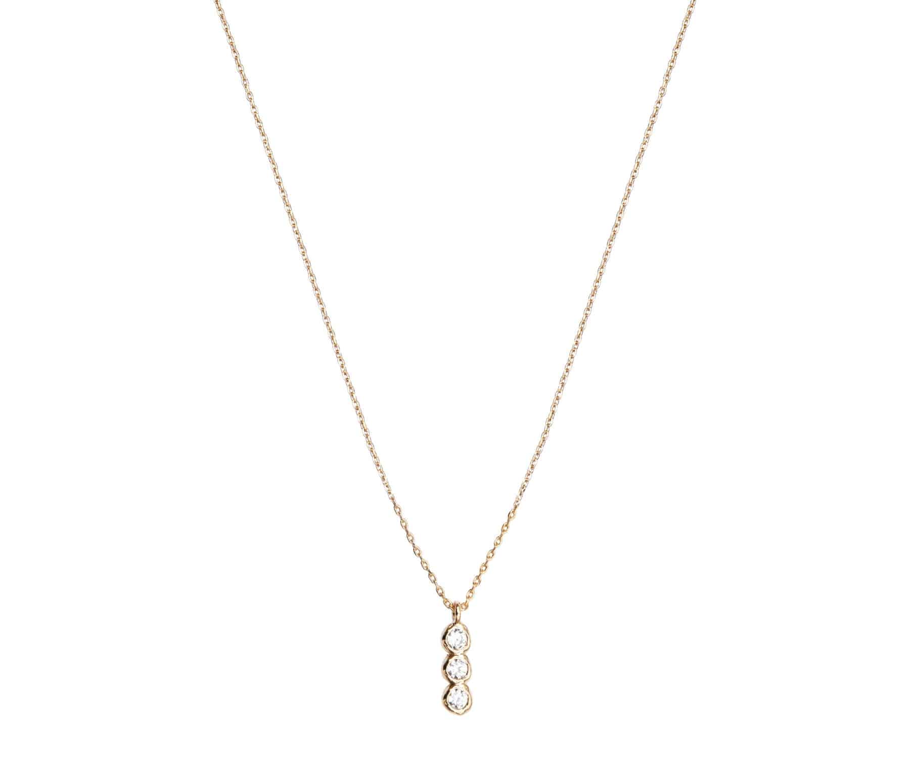 3 DIAMS　ネックレス ゴールド FREE