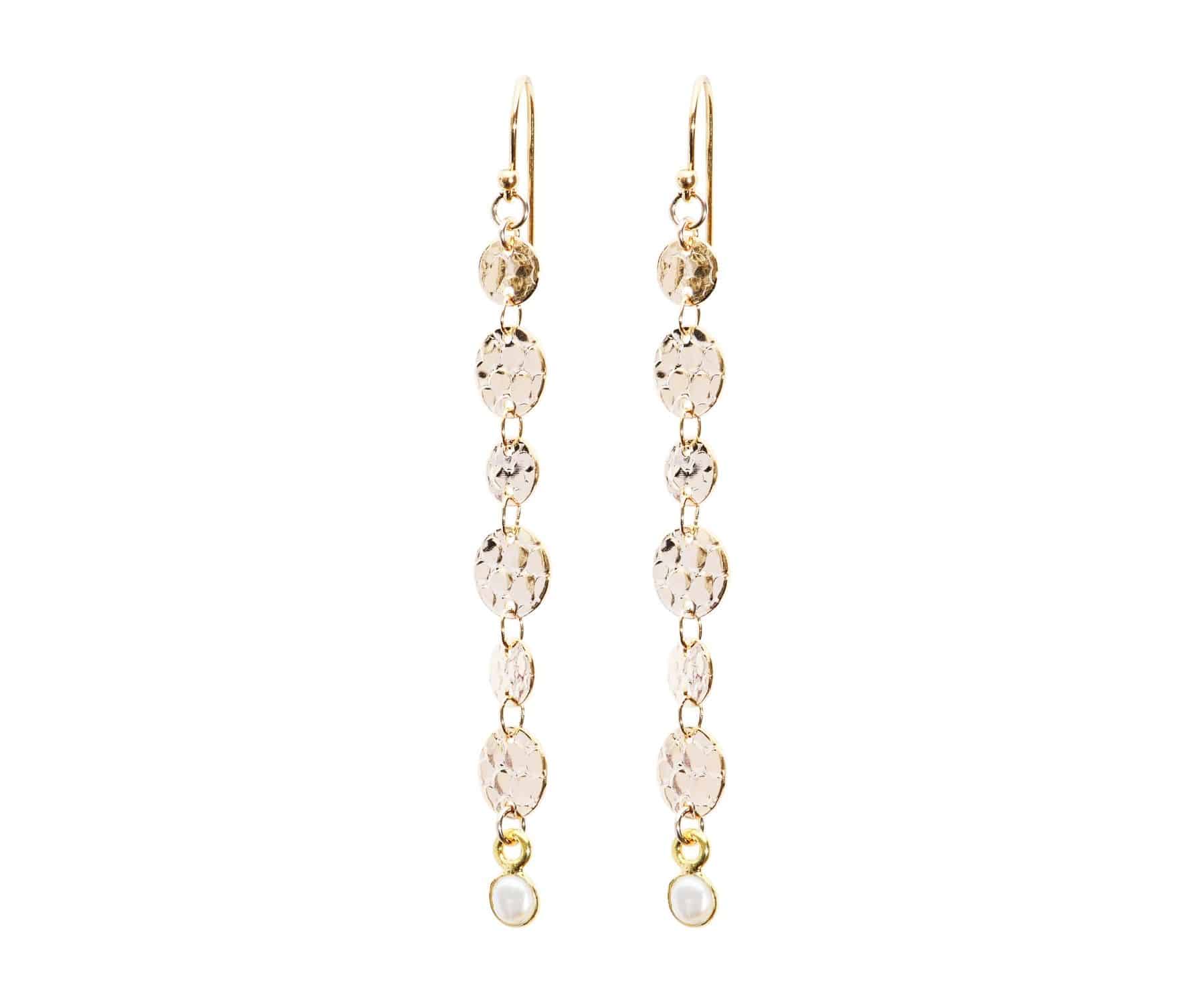 3 ILES NACRE ピアス ゴールド FREE