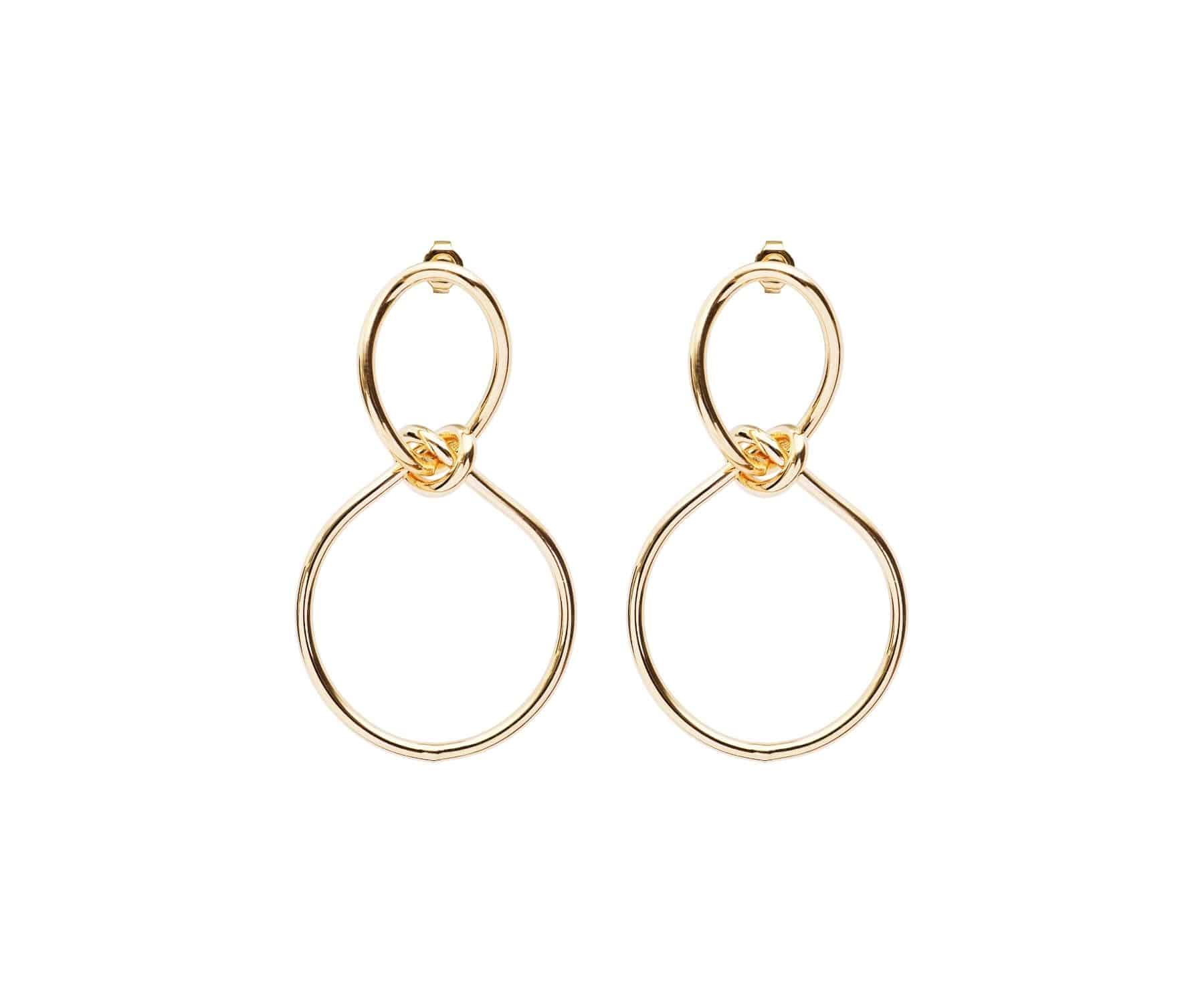 NOEUDピアス ゴールド FREE