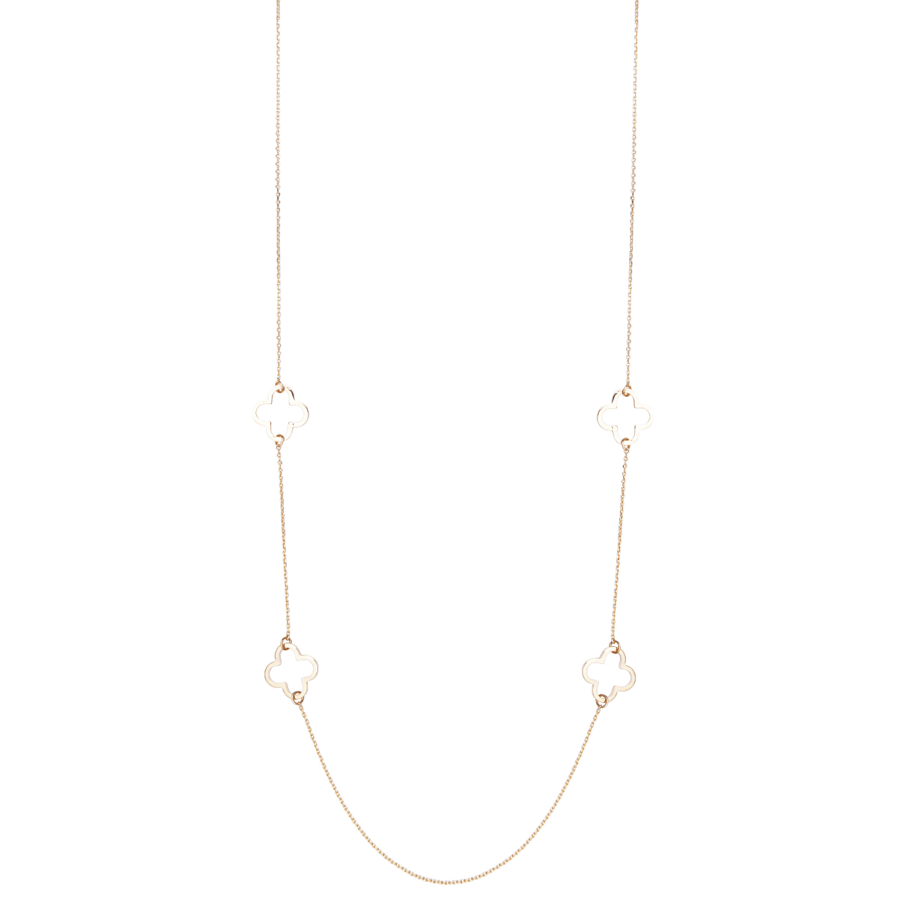 4 TREFLES LONGS ネックレス ゴールド Free