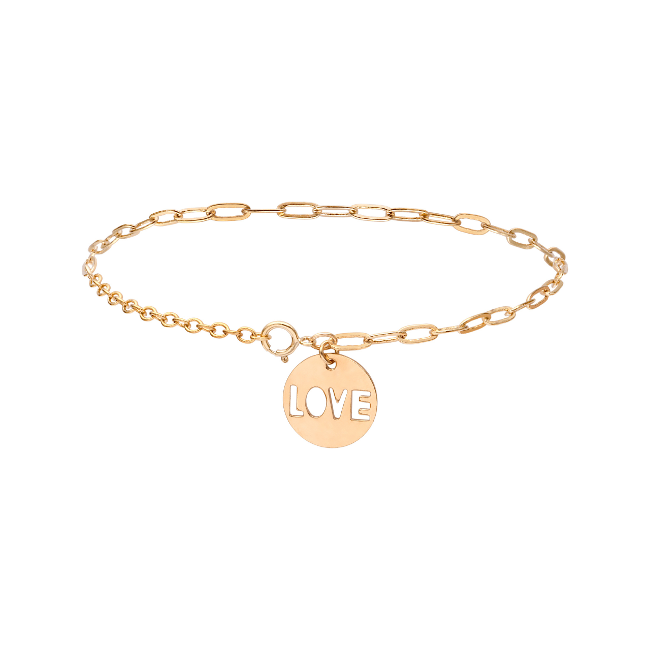 LOVEブレスレット ゴールド Free
