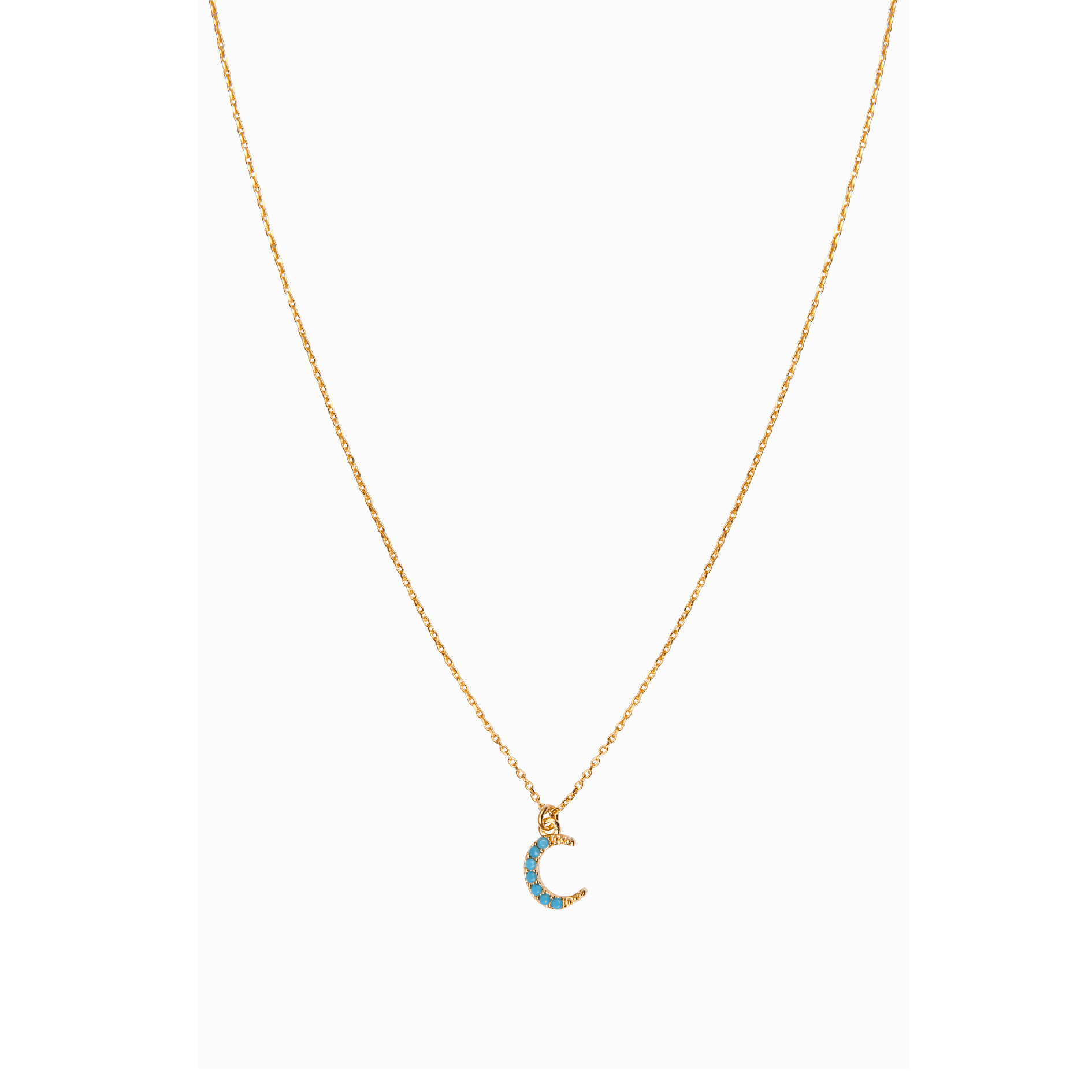 LUNEネックレス ゴールド Free