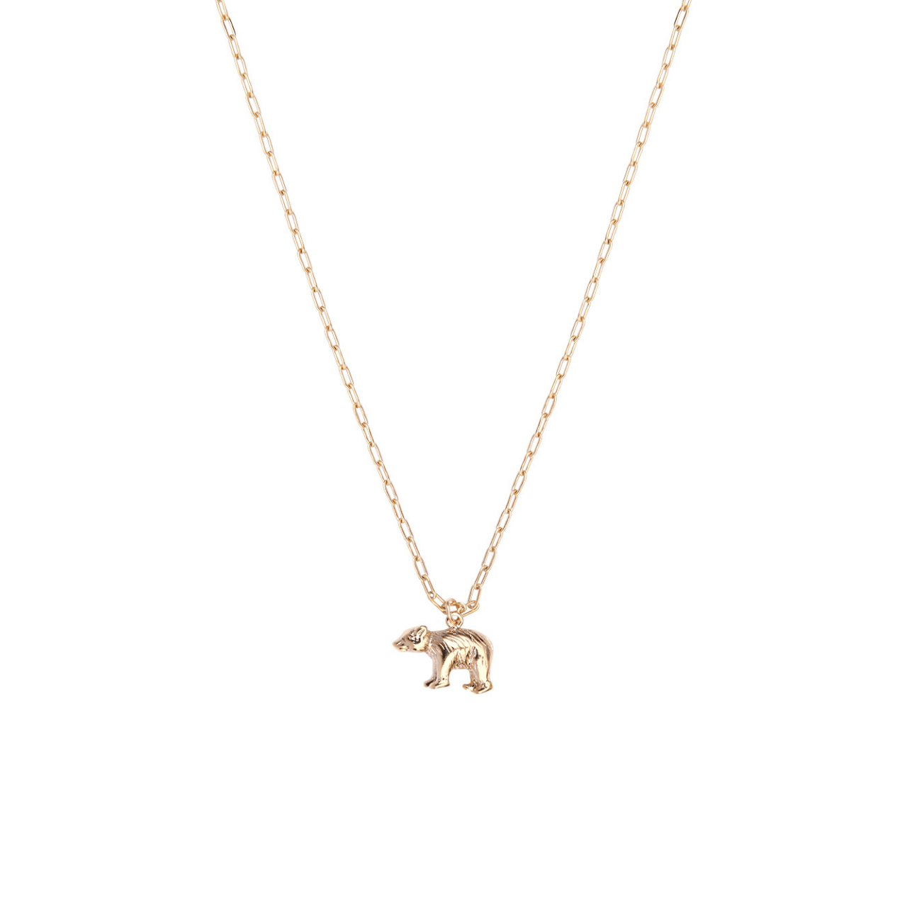 PETIT OURSネックレス ゴールド FREE