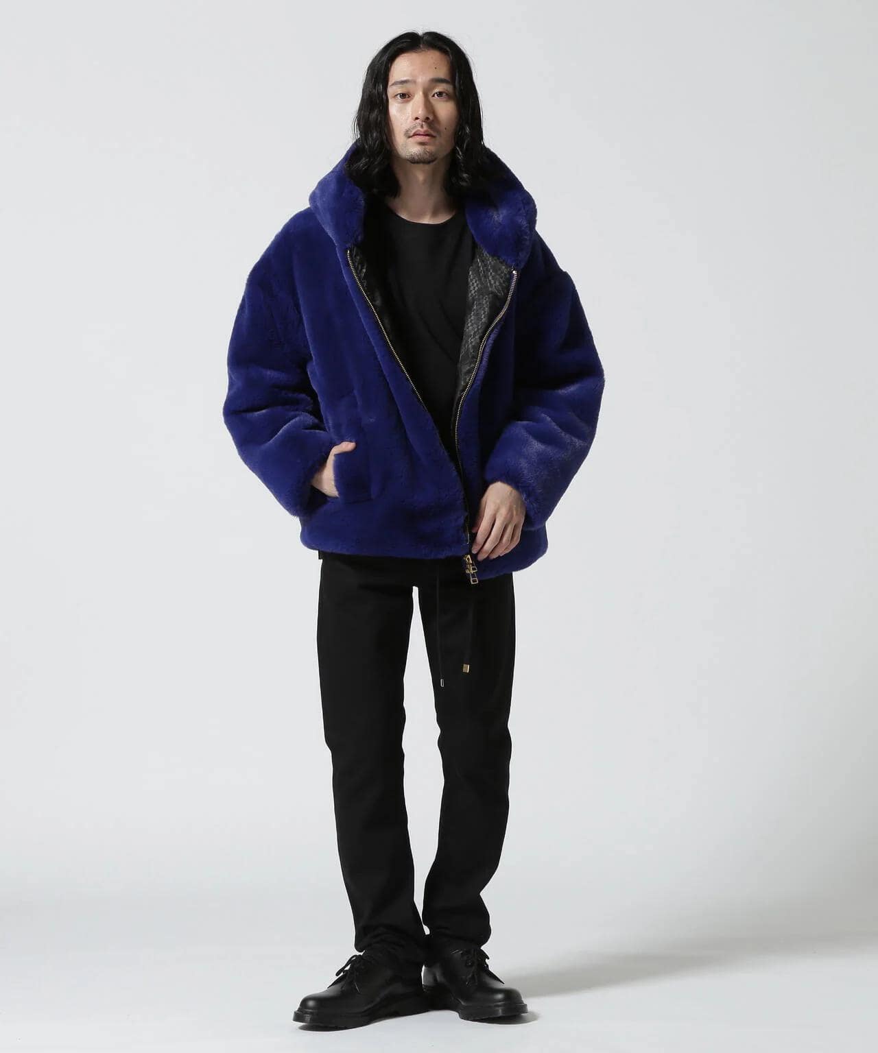 FR(13)NDS /フレンズ/ECO FUR HOOD BZ(M ブルー)｜ ロイヤルフラッシュ