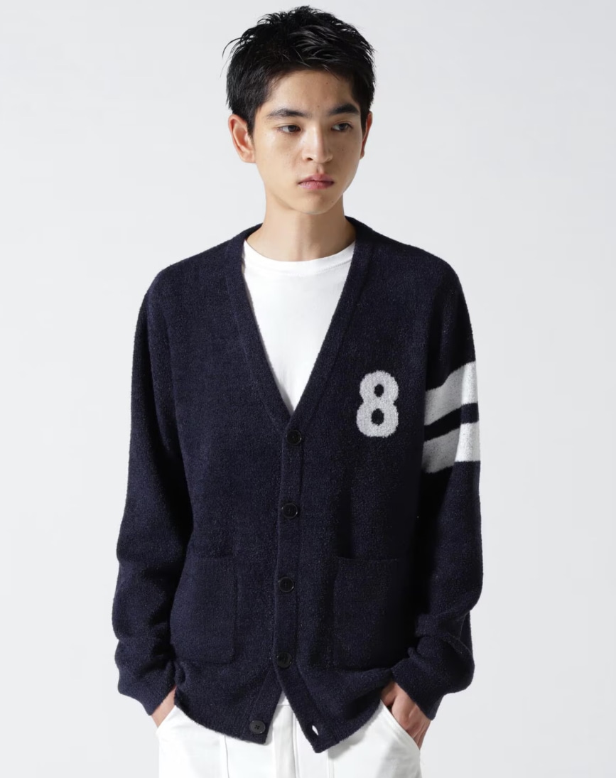 muta MARINE/ムータ マリン/別注Feather Knit Cardigan【ネイビー】(M ネイビー)｜  ロイヤルフラッシュ｜広島PARCO | ONLINE PARCO（オンラインパルコ）