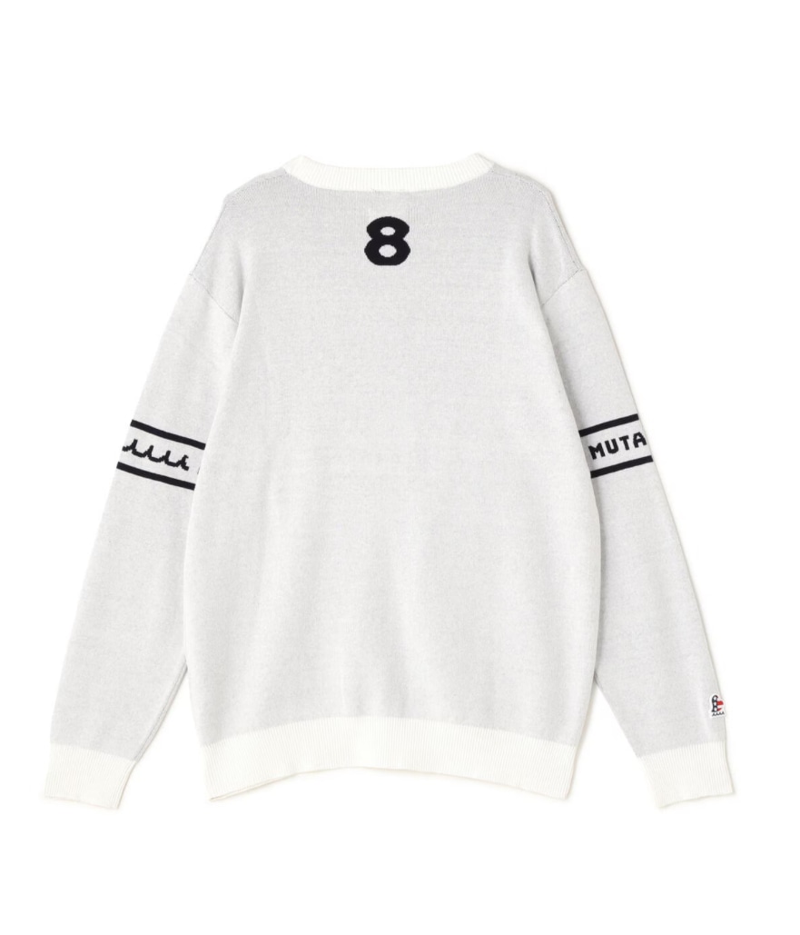 muta MARINE/ムータ マリン/Jacquard Knit【ホワイト】(M ホワイト  
