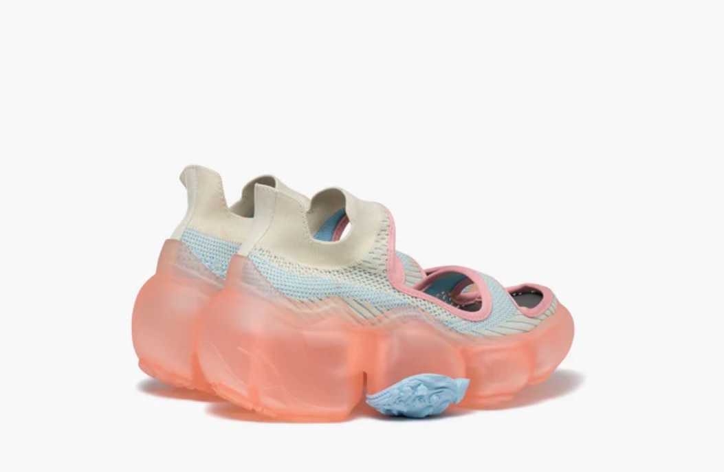 grounds/グラウンズ/MOOPIE AS1 SANDAL CREAM SKY/ FROST PINK(36 