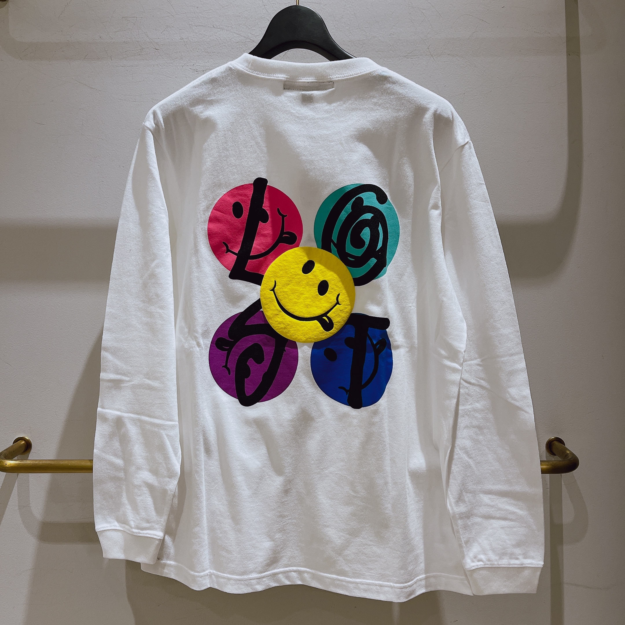 STUD MUFFIN/スタッドマフィン/Heart Bandana L/S Tee【White