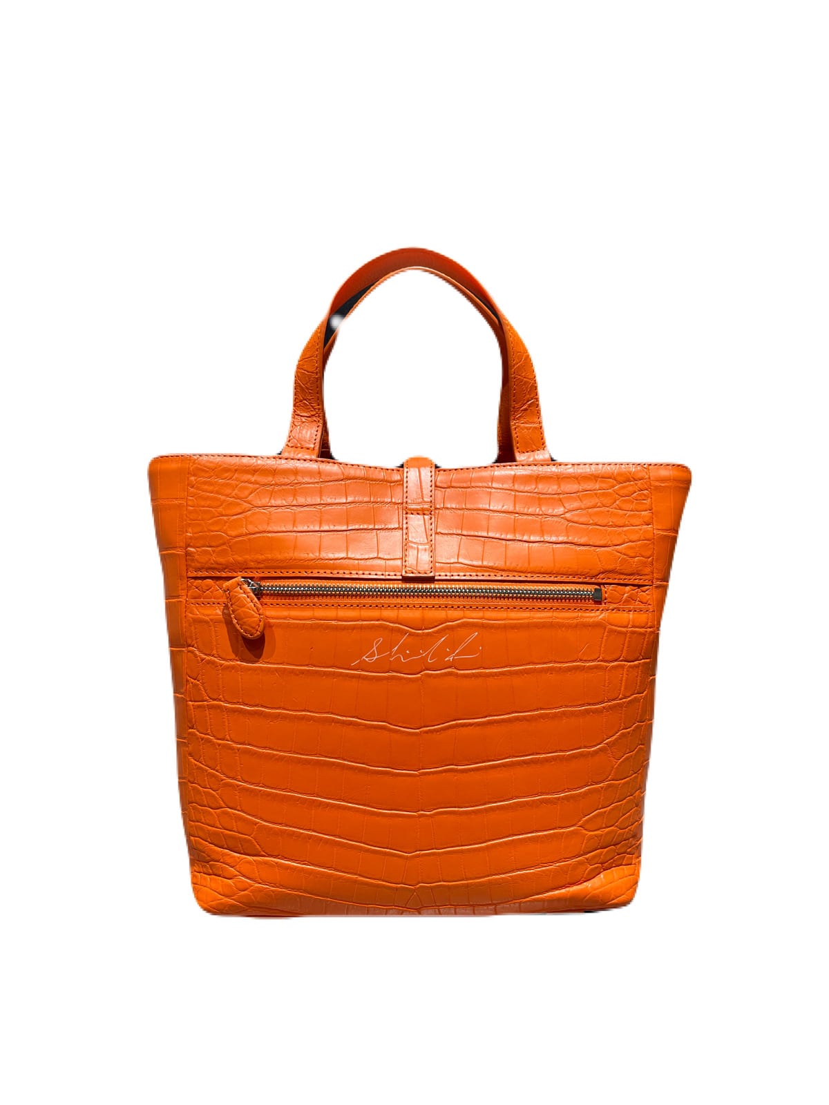 GUERNIKA /ゲルニカ/CROCO TOTE guernikaコラボレーション【オレンジ】