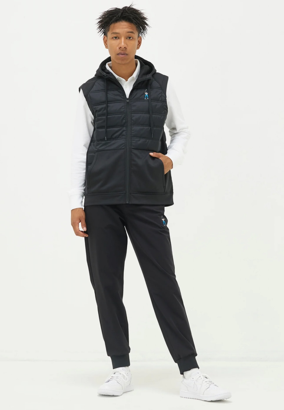 EASTSIDEGOLF/イーストサイドゴルフ/Zip Hoodie Vest / ジップパーカー 