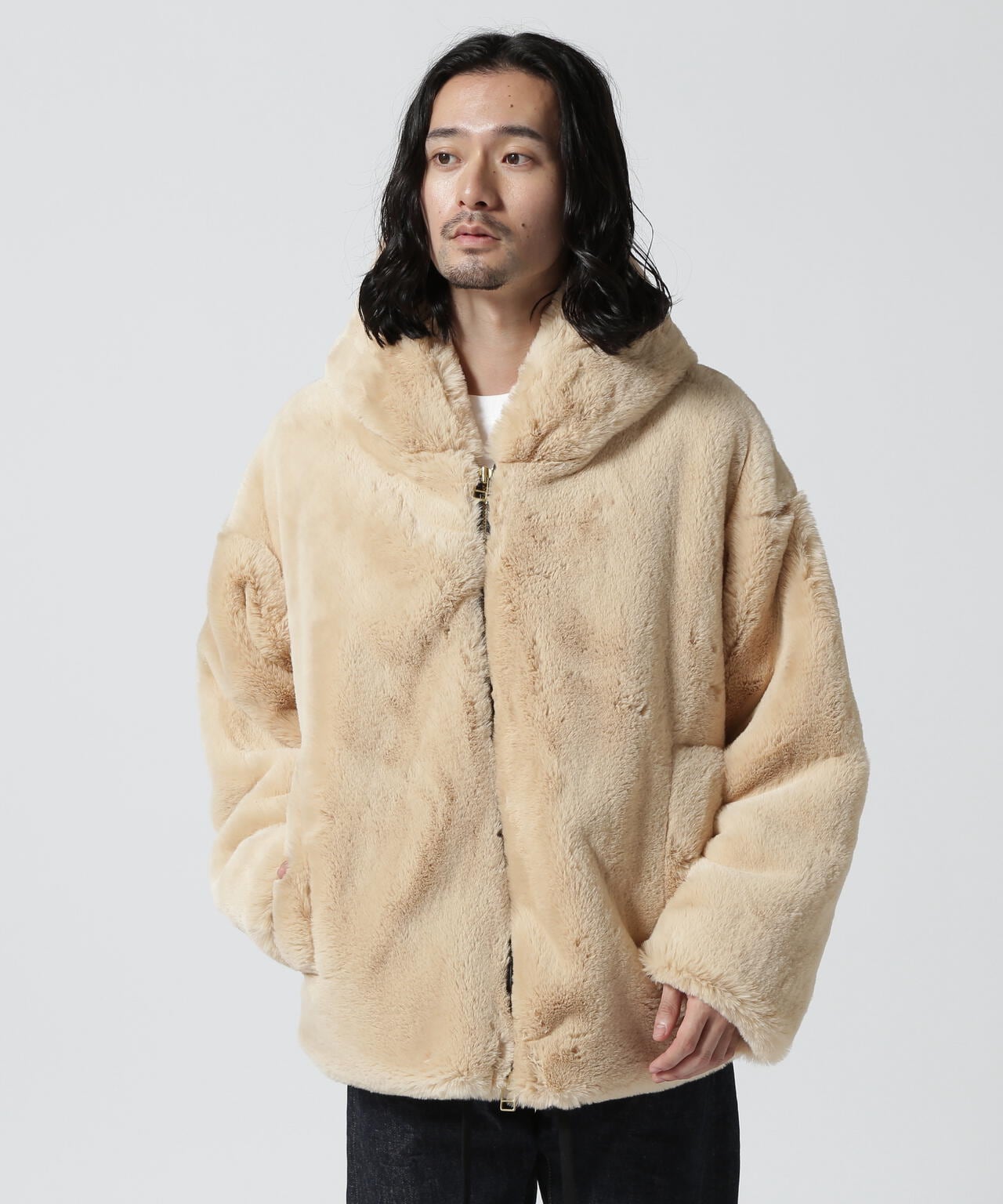 FR(13)NDS /フレンズ/ECO FUR HOOD BZ(M ブルー)｜ ロイヤルフラッシュ