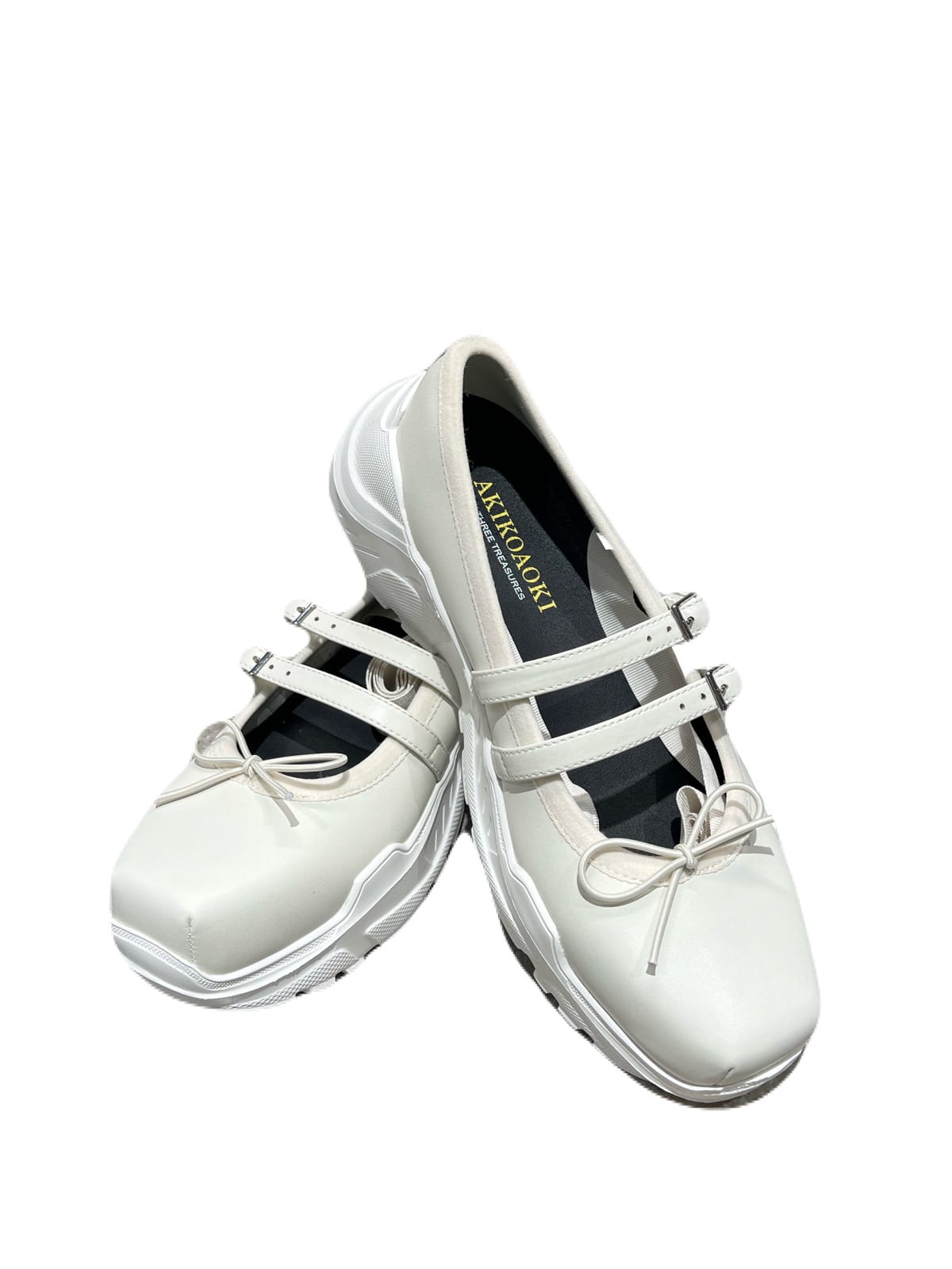 AKIKOAOKI/アキコアオキ/Giselle Faux-leather 【White】（合皮）(36 