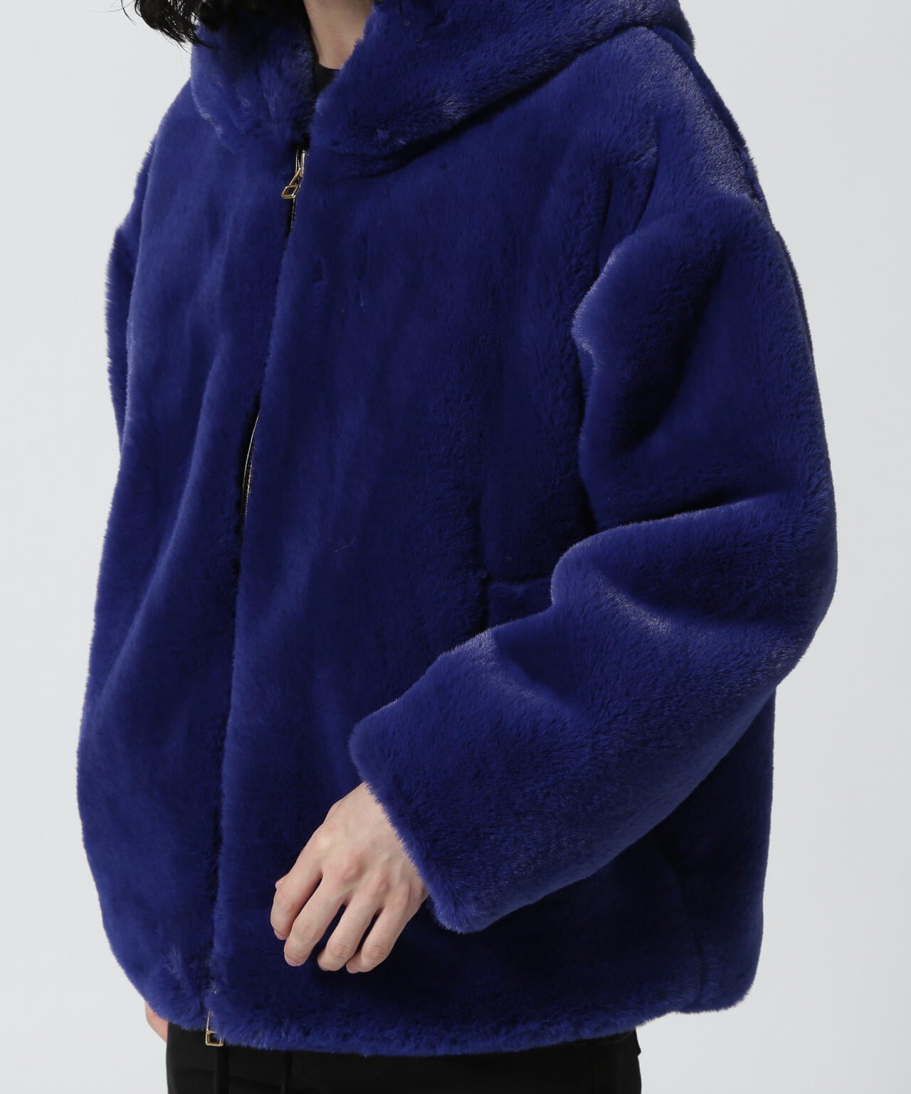 FR(13)NDS /フレンズ/ECO FUR HOOD BZ(M ブルー)｜ ロイヤルフラッシュ