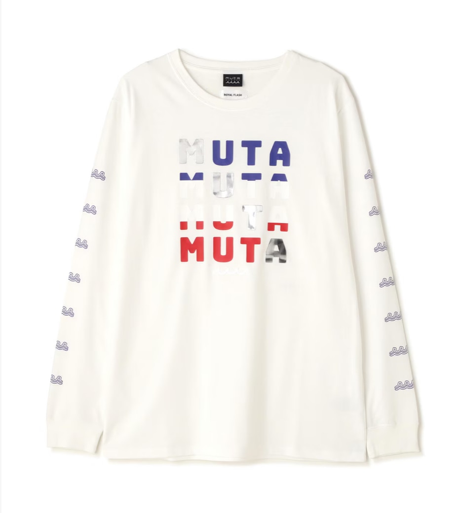 muta MARINE/ムータ マリン/Metal mutaプリント LS Tシャツ【ホワイト】(M ホワイト)｜ ロイヤルフラッシュ｜広島PARCO  | ONLINE PARCO（オンラインパルコ）