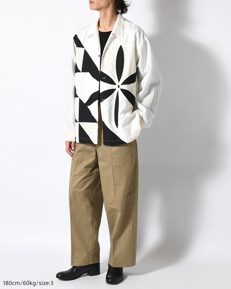 ANEI  IMI SHIRT JKT MOM -WHITE BASE- WHITE BASE 2