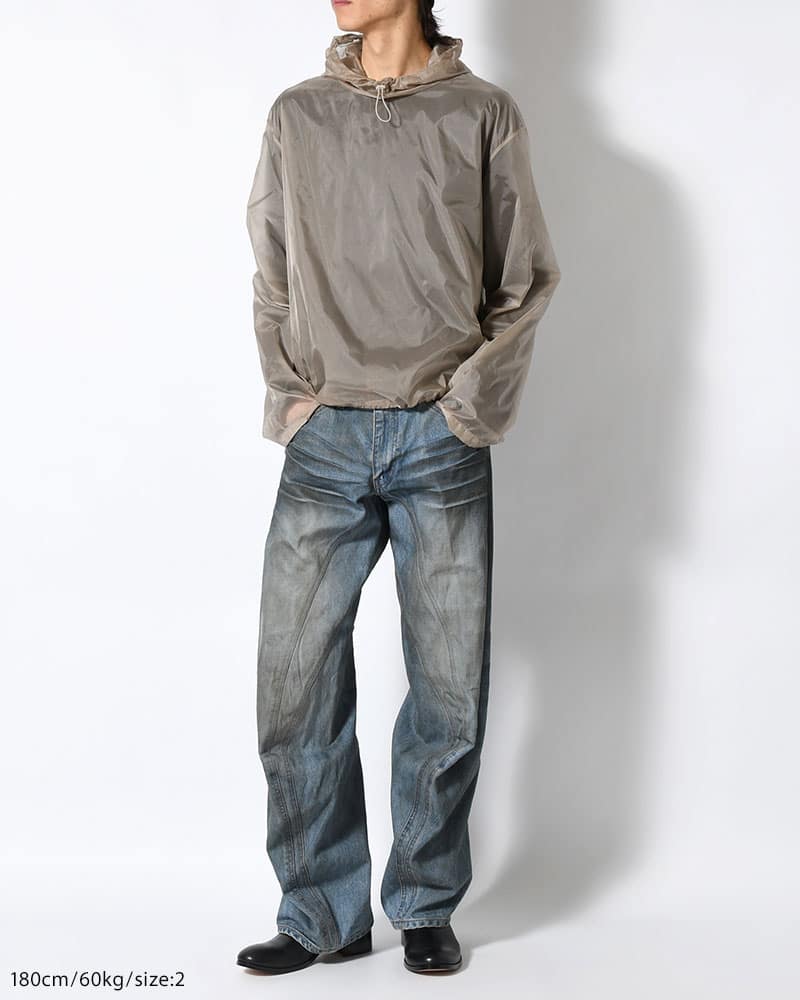 NVRFRGT  3D TWISTED JEANS 3.0 -DIRTY FADED INDIGO- DIRTY FADED INDIGO 1