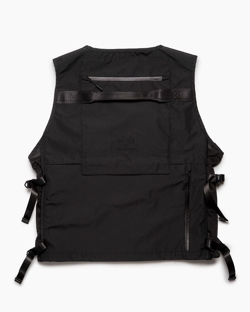 NODZOKU×CONTE STRUT  TACTICAL VEST -BLACK- BLACK M