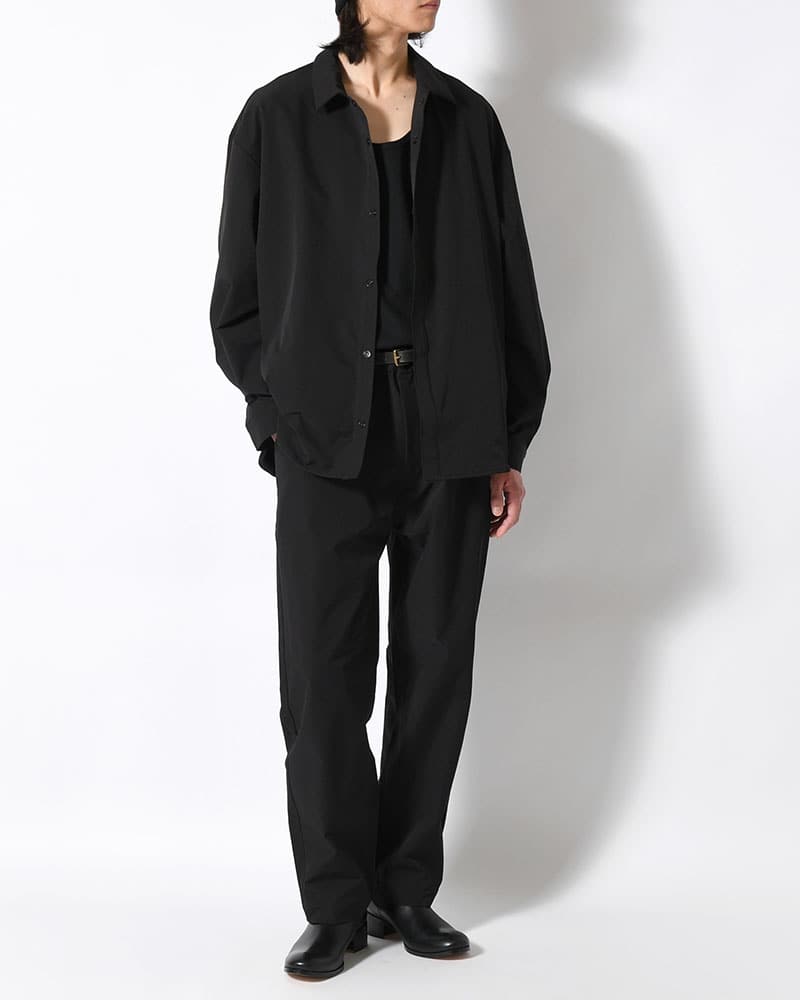 印  EASY TAPERED PANTS -BLACK- BLACK M