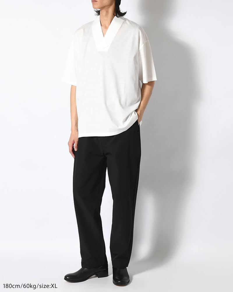 印  和 NECK S/S TEE -WHITE- WHITE M