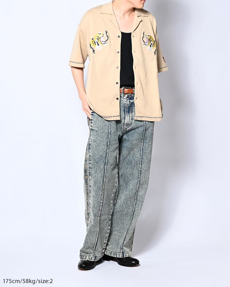 HIGH-GATE  SUKA KNIT SHIRT -OFF WHITE- OFF WHITE 1