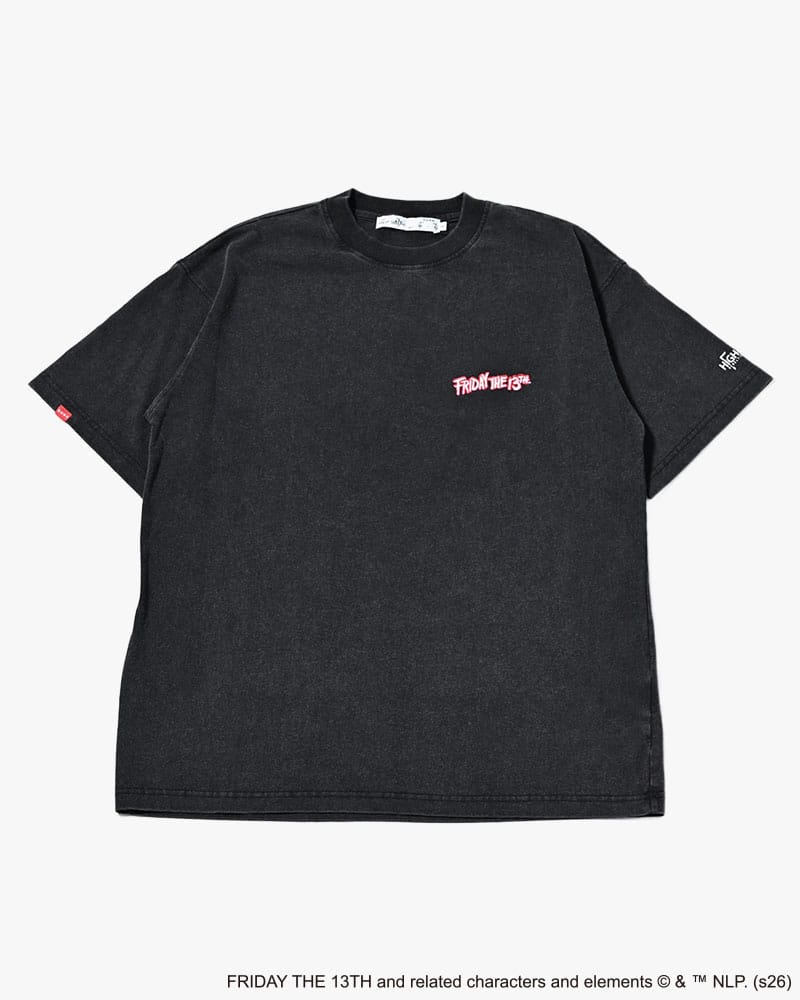 HIGH-GATE  FRIDAY THE 13 TEE -BLACK- BLACK 1