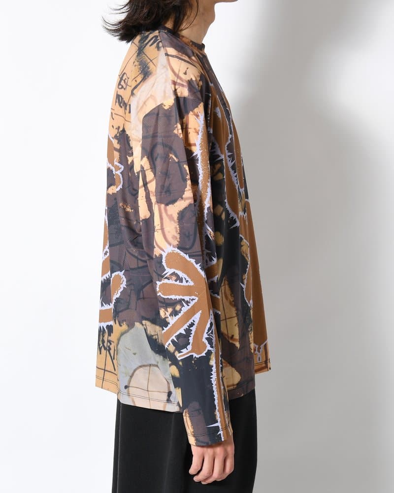 Perks And Mini  PATINA LS MESH TOP -MULTI- MULTI M