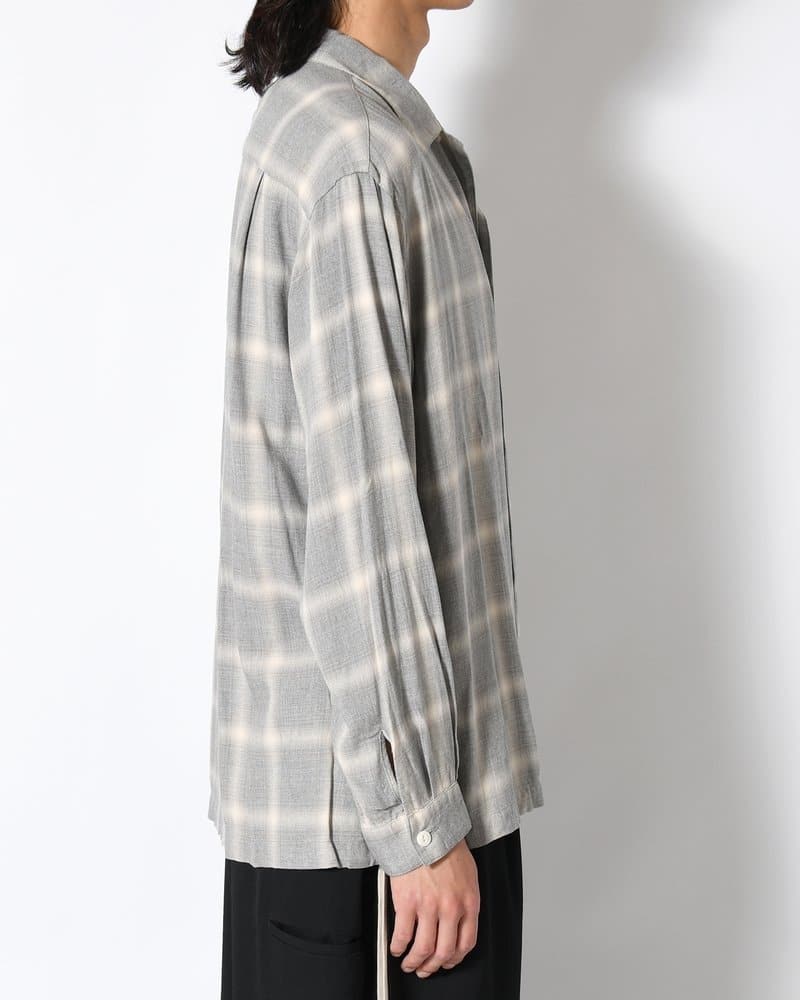 ANEI  IMI SHIRT PLAID -H.GREY PLAID- H.GREY PLAID 2