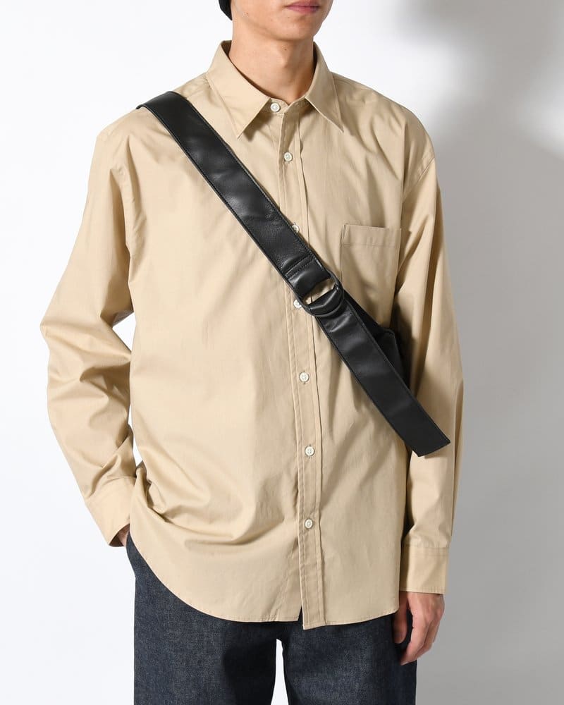 yorozu  MIKAZUKI SHOULDER LARGE "WATERPROOF" -BLACK- BLACK ONE SIZE